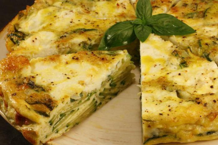 Frittata ja kesäkurpitsa: reseptejä