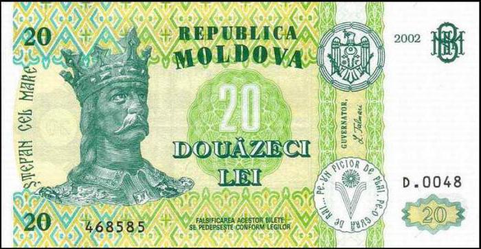 Valuutta Moldova: historia ja kuvaus