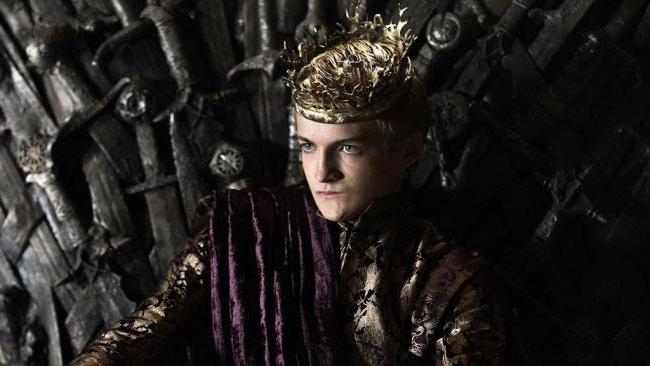 Joffrey Baratheon. Näyttelijä Jack Gleeson ja hänen hahmonsa