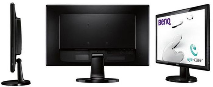 Monitor BenQ GL2450HM: arvostelu, arvostelut, yksityiskohta.