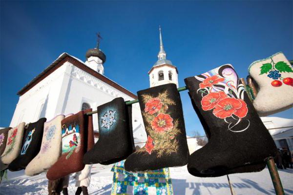 Pushkarskaya Sloboda Suzdal uudenvuoden