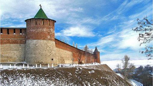 Nizhny Novgorod. Kreml - linnoitus kaupungin keskustassa (kuva)